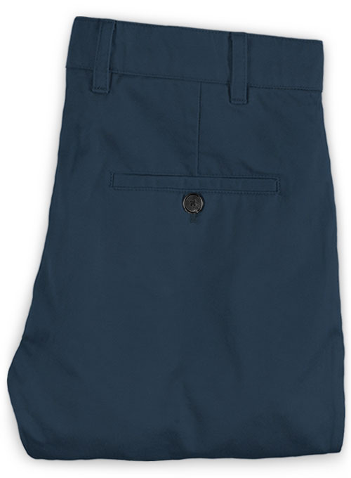 Royal Blue Stretch Chino Pants - Click Image to Close