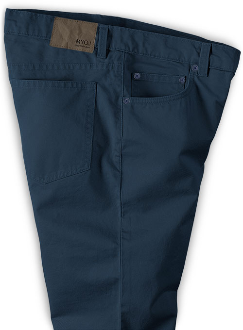 Royal Blue Stretch Chino Jeans