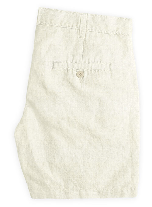 Safari Natural Cotton Linen Shorts