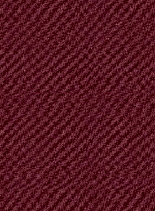 Scabal Maroon Wool Pants