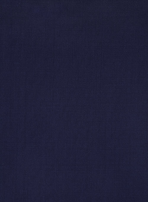 Scabal Navy Blue Wool Pants