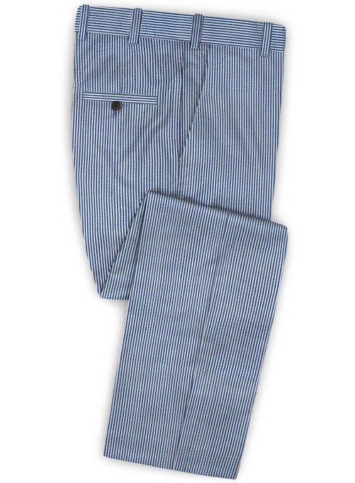 Seersucker Blue Pants
