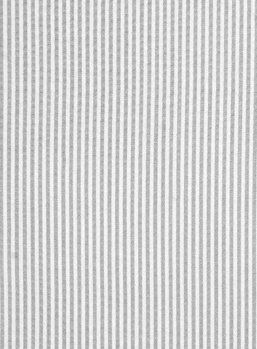 Seersucker Gray Pants - Click Image to Close