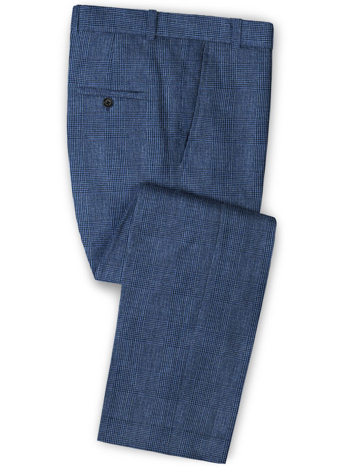 Solbiati Blue Prince Linen Pants