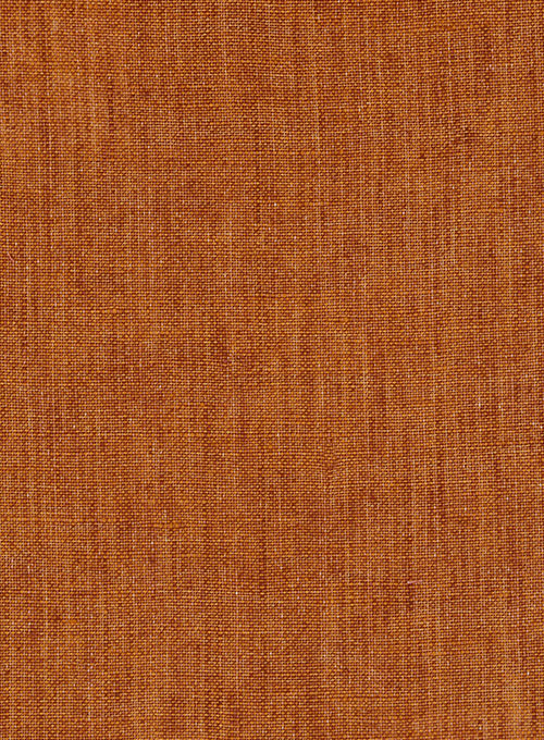 Solbiati Rust Linen Pants - Click Image to Close