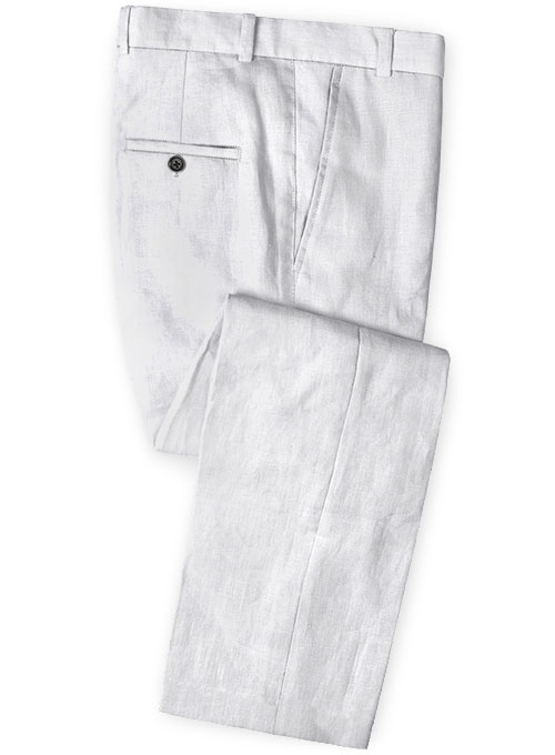 Solbiati White Linen Pants