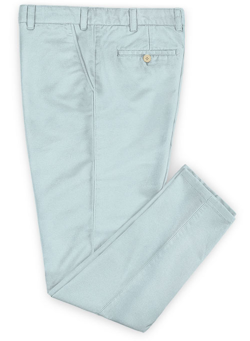 Stretch Summer Weight Spring Blue Chino Pants - Click Image to Close
