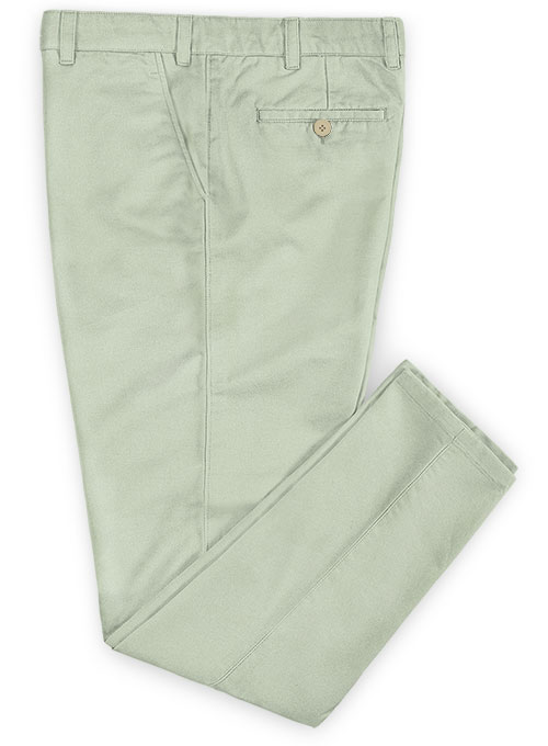 Slate Green Stretch Chino Pants