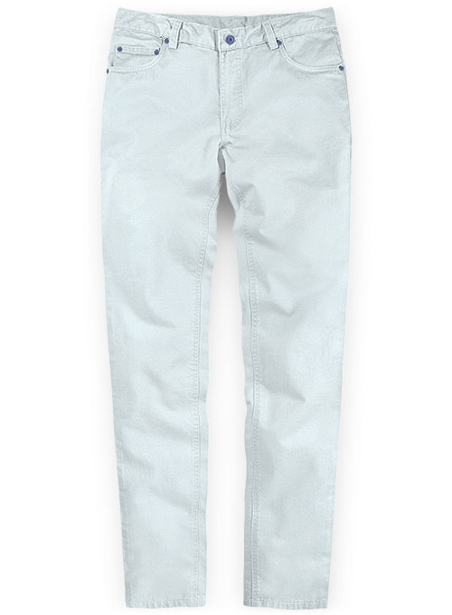 Stretch Summer Weight Sky Blue Chino Jeans