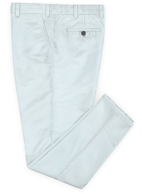 Stretch Summer Weight Sky Blue Chino Pants - Click Image to Close