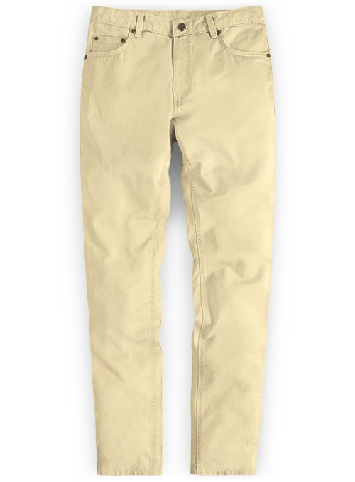 Stretch Summer Weight Sun Khaki Chino Jeans