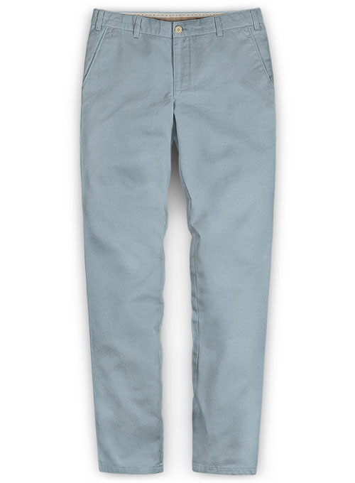 Slate Blue Stretch Chino Pants