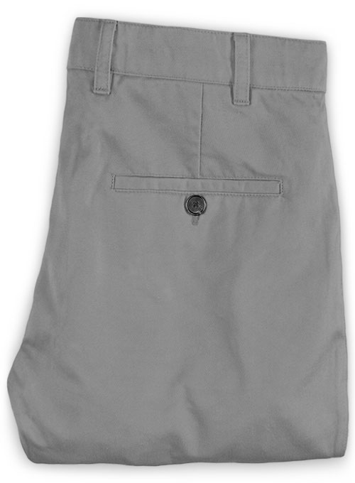 Gray Stretch Chino Pants - Click Image to Close