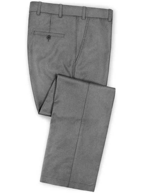 Stretch Summer Weight Gray Chino Pants