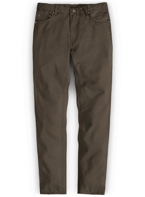 Summer Weight Brown Chino Jeans