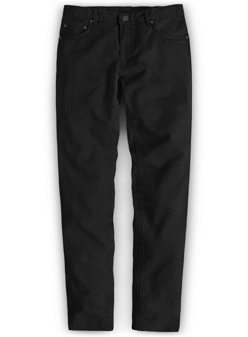 Summer Weight Black Chino Jeans