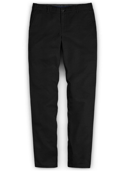 Summer Weight Black Chinos