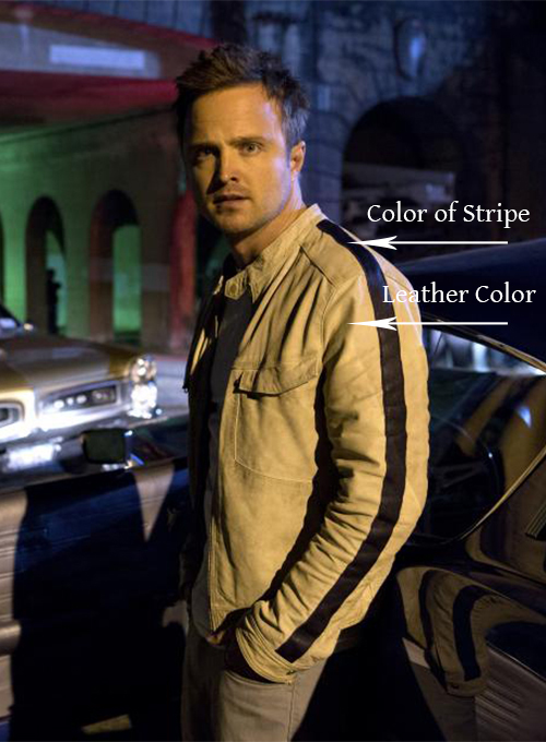 Aaron Paul Need For Speed Leather Jacket - Click Image to Close