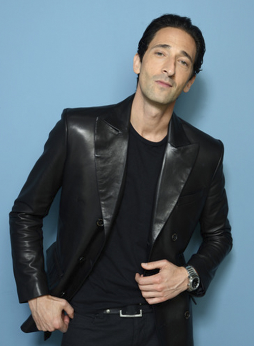 Adrien Brody Leather Blazer