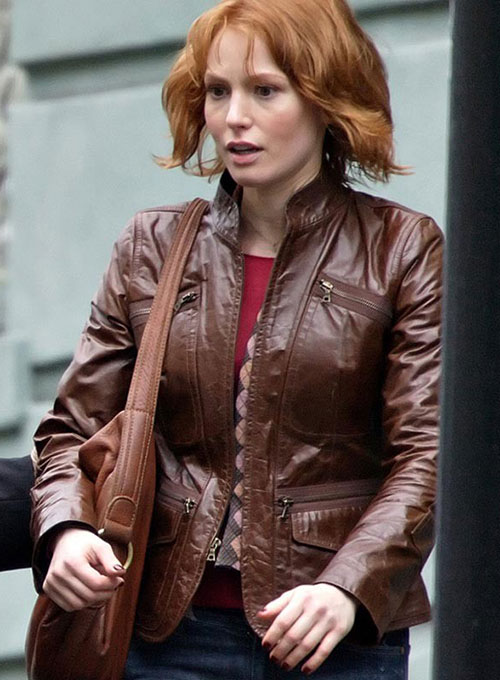 Alicia Witt 88 Minutes Leather Jacket - Click Image to Close