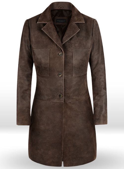 Annabelle Wallis The Mummy Trench Coat - Click Image to Close