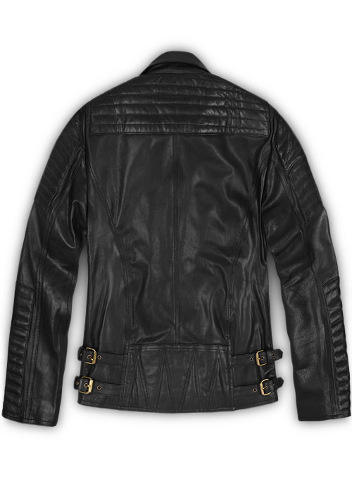 Leather Biker Jacket #444