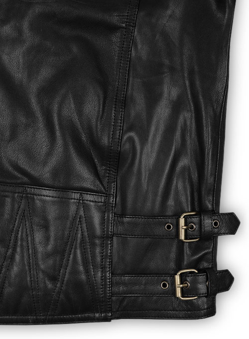 Leather Biker Jacket #444 - Click Image to Close