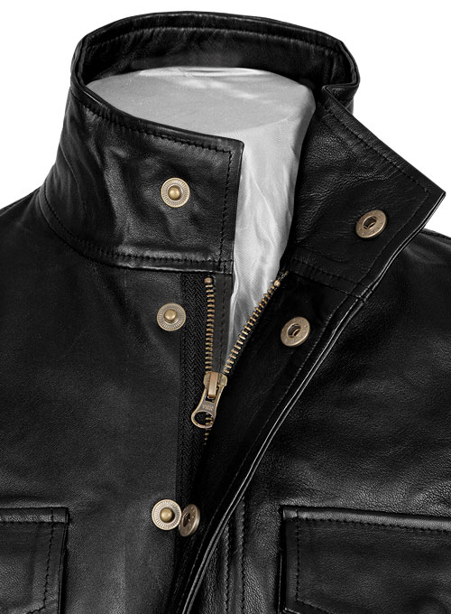 Black Leather Jacket # 126