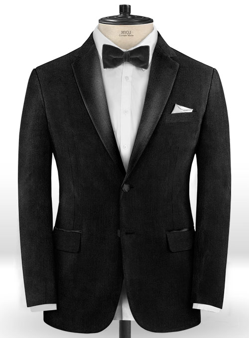 Black Velvet Tuxedo Jacket