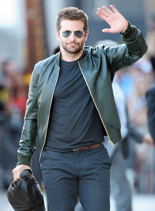Bradley Cooper Leather Jacket # 1 - Click Image to Close