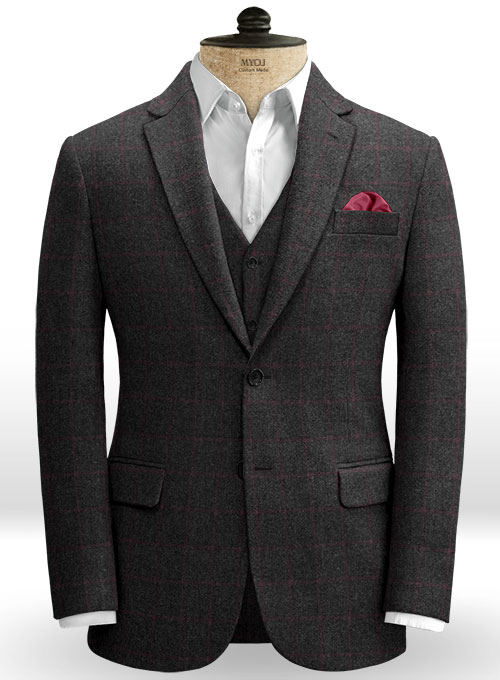 Bristol Charcoal Tweed Jacket