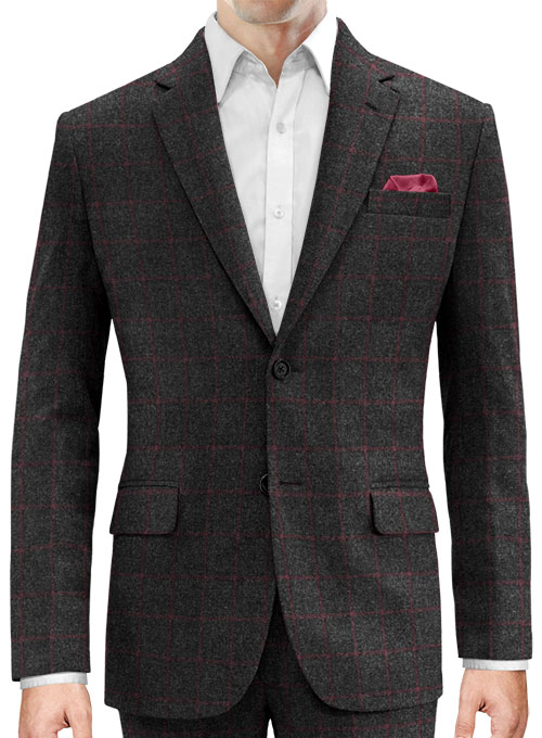 Bristol Charcoal Tweed Jacket - Click Image to Close