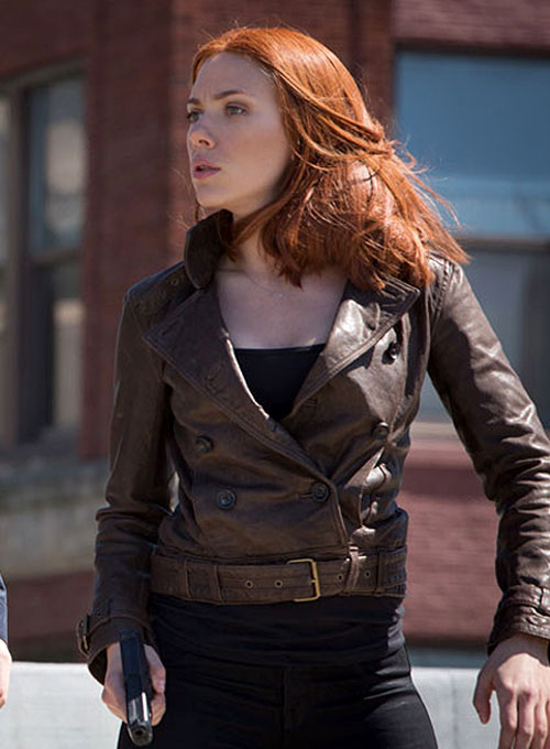 Captain America The Winter Soldier Scarlett Johansson Jacket