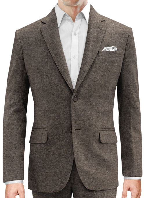 Carre Brown Tweed Jacket - Click Image to Close