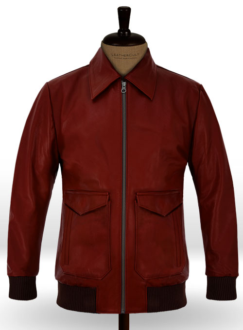 Cherry Red Drake Graham Toronto Film Festival Leather Jacket