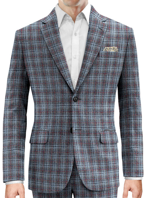 Country Gray Tweed Jacket - Click Image to Close