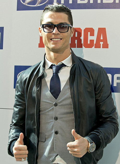 Cristiano Ronaldo Pichichi Award Leather Jacket