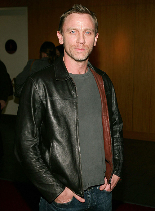 Daniel Craig Layer Cake Leather Jacket