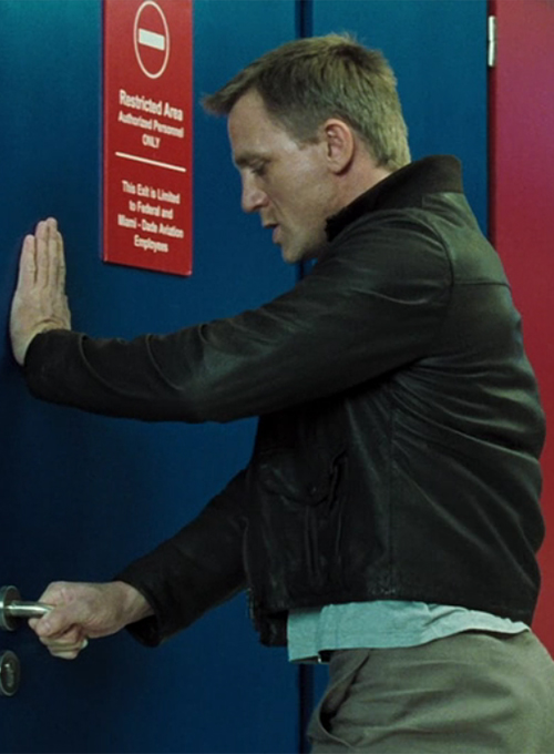 Daniel Craig Royal Casino Leather Jacket - Click Image to Close