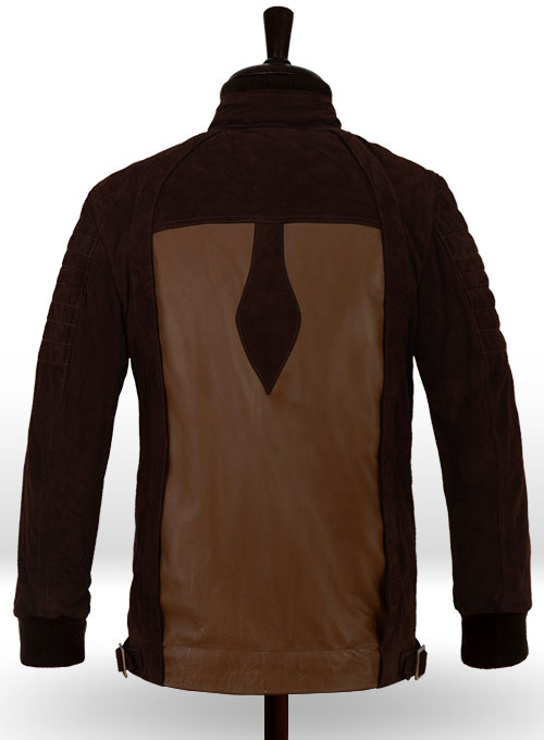 Dark Tan Daniel Radcliff Horns Leather Jacket - Click Image to Close
