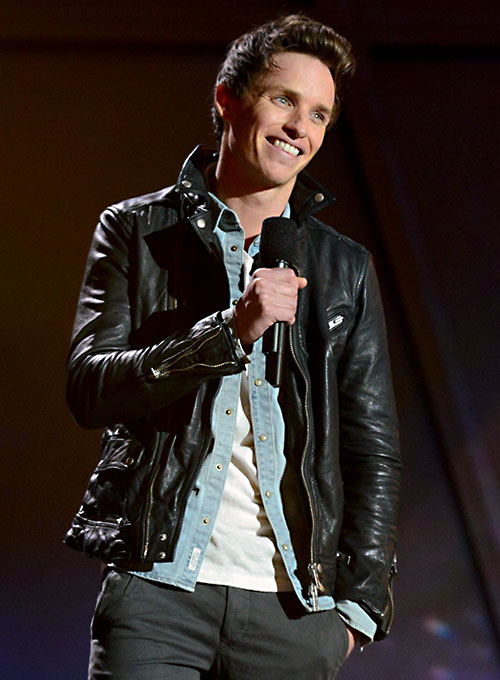 Eddie Redmayne Leather Jacket