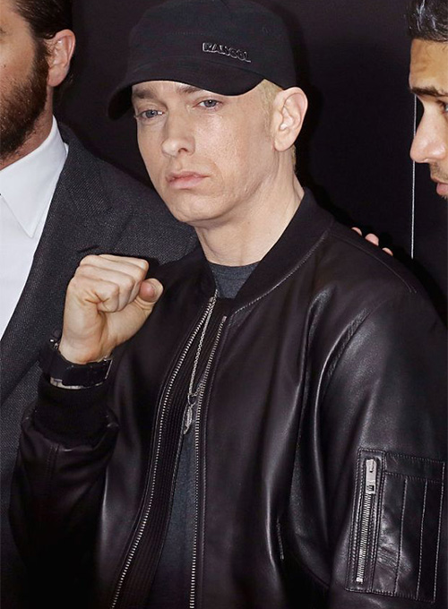 Eminem Red Carpet Leather Jacket