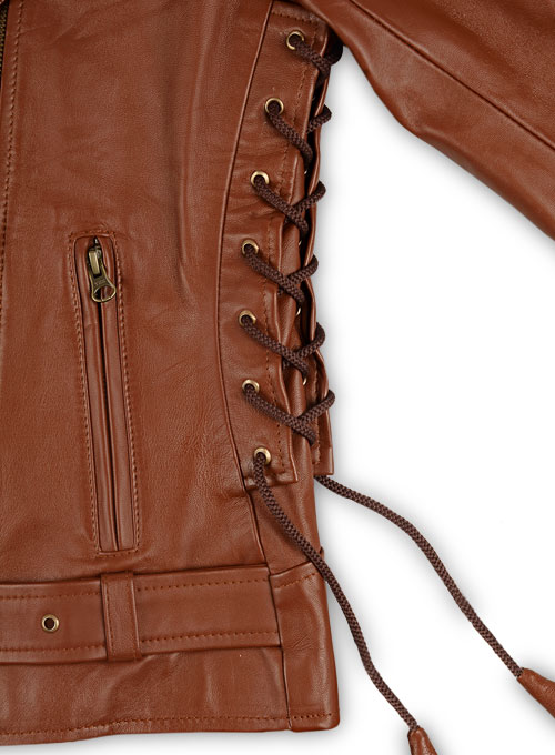 Emma Watson Leather Jacket - Click Image to Close