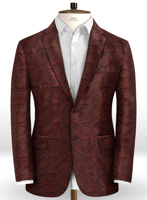 Enar Wine Wool Jacket