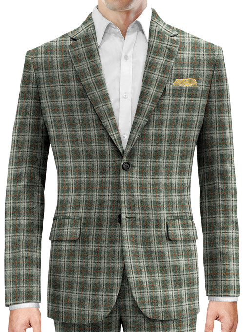 Essex Green Tweed Jacket - Click Image to Close