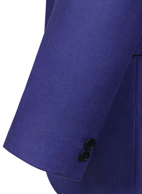 Fizz Blue Flannel Wool Jacket - Click Image to Close