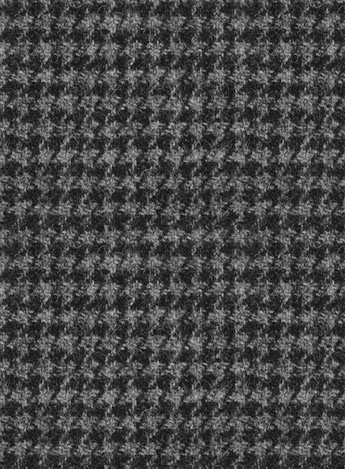 Harris Tweed Houndstooth Gray Jacket - Click Image to Close