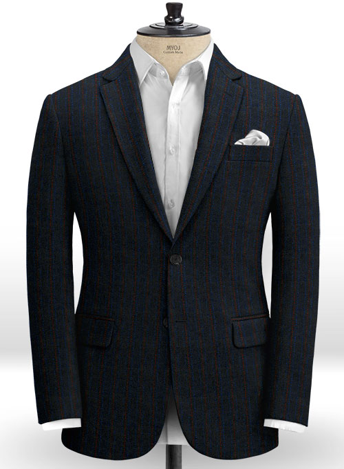 Harris Tweed Midnight Stripe Jacket