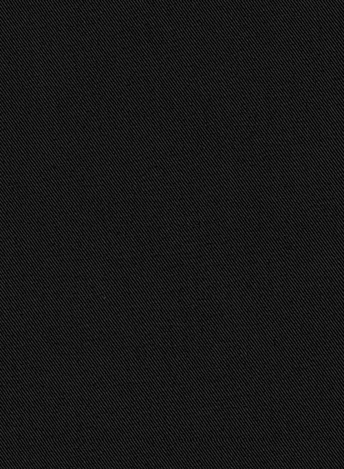 Heavy Black Chino Jacket - Click Image to Close