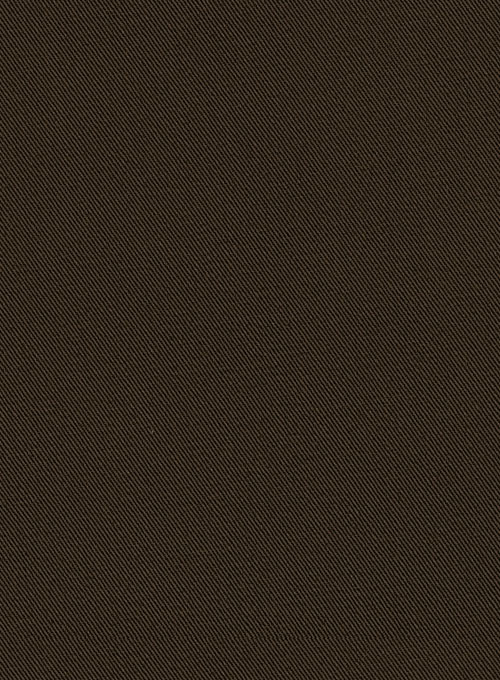 Heavy Dark Brown Chino Jacket - Click Image to Close